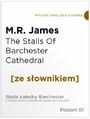 The Stalls Of Barchester Cathedral z podrcznym sownikiem angielsko-polskim. Poziom B1